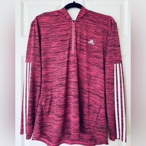 💖 adidas Ladies Climalite | 
Lightweight | Quarter Zip Workout Hoodie